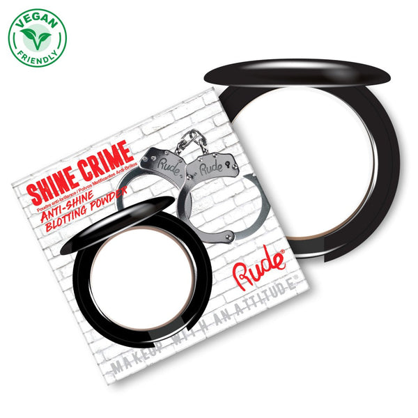 Rude Cosmetics - Shine Crime Anti-Shine Blotting Powder - Translucent