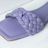 VYBE- Cross Weave Slide-Purple