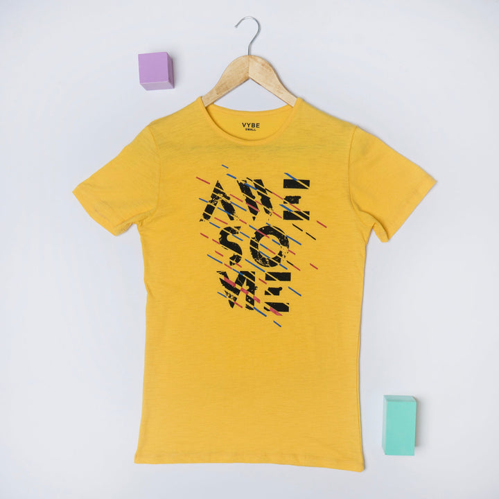 VYBE-Awesome T-Shirts-YELLOW