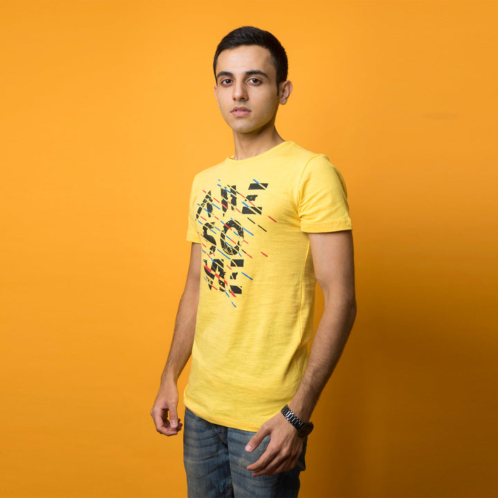 VYBE-Awesome T-Shirts-YELLOW