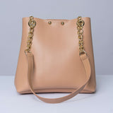 VYBE- Chain Shoulder Bag- Peach