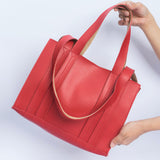 VYBE- Double Strap Shoulder Bag (Red)