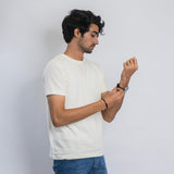 VYBE - Basic T-Shirt- Off White