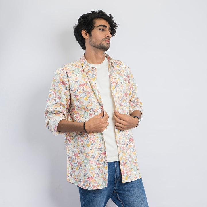 VYBE-Casual Shirt - Multi Flowers