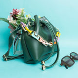 Shein - Bucket Bag With Chain - Green