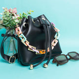 Shein - Bucket Bag with Chain - Blue