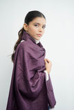 Vybe- Self Printed Stole Purple