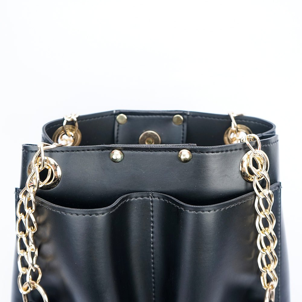 VYBE- Chain Shoulder Bag- Black