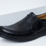 Vybe- Casual Leather Shoes- Black