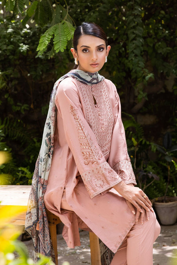 Sapphire- 3 Piece - Embroidered Lawn Suit