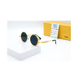 Stylex Eyewear- SteamPunk - Black With Golden Frame