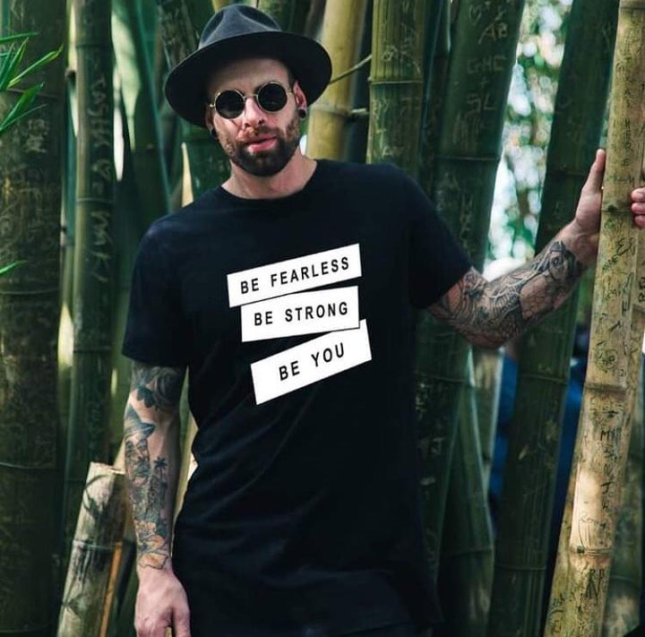 Emerce- BE FEARLESS Printed T-shirt