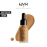 NYX Professional Makeup- Total Control Total Drop Foundation- Golden Honey, 13 ml