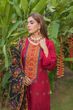 Tulsi Embroidered Viscose Schiffli Shirt With Fancy Embroidered Polly Duppata TUL-006