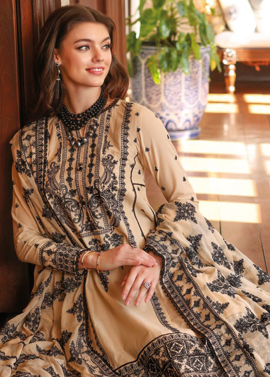 The Magic Of Luxury Fashion By Gul Ahmed Embroidered Lawn Unstitched 3 ...