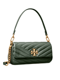Tory Burch Kira Chevron small flap shoulder bag Sycamore/Rolled Gold