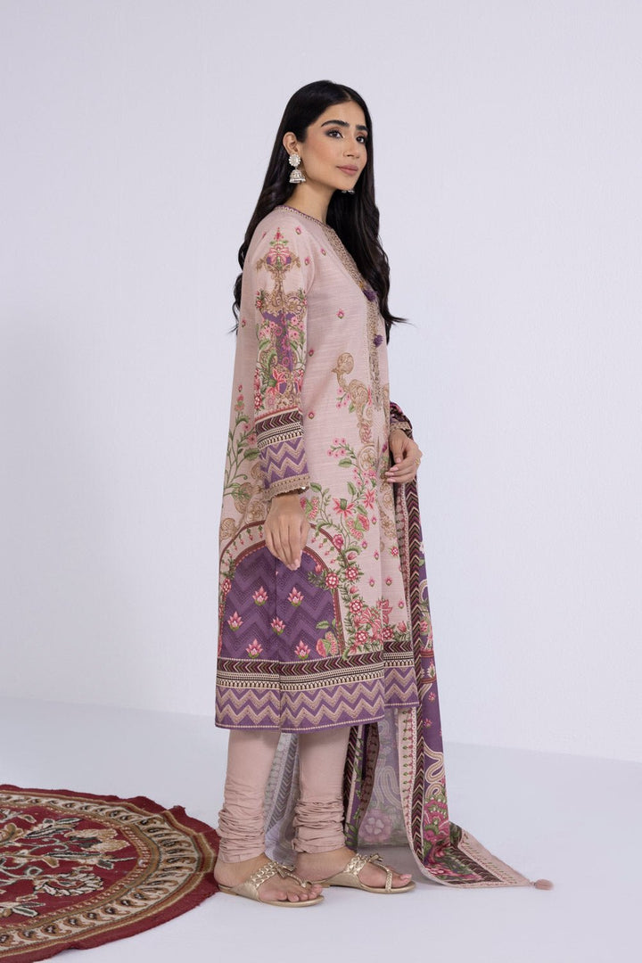 Sapphire- 2 Piece - Embroidered Khaddar Suit