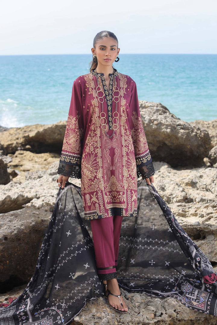 Noor E Sahar- Printed Lawn 3 Piece