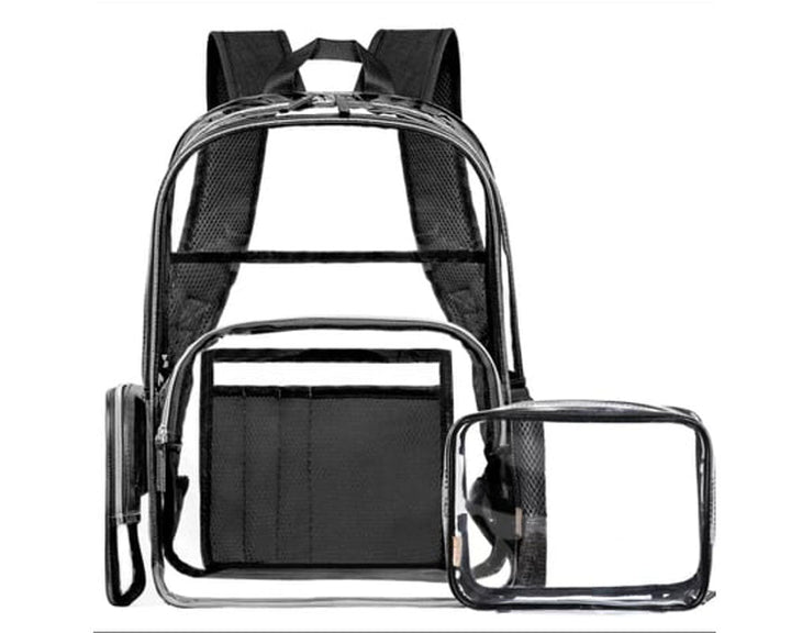 Mines 2in1 Transparent BackPack - Black