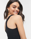zettrobe - Solid One Shoulder Fitted Tank Top