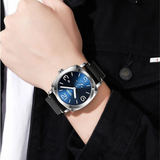SKMEI Luxury Blue Dial Quartz Men Wrist Watch