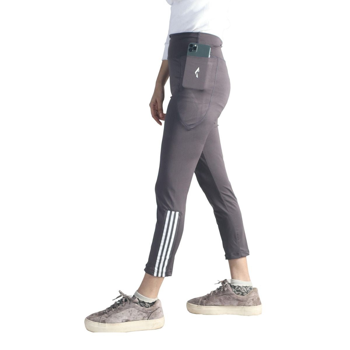 Flush Fashion - Pack Of 3 Women's Yoga Pants with Pockets Sports