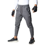 Flush Fashion - French Terry Premium Trousers For Sports Casual Fitness Jogging Charcoal