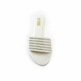 VYBE - Formal Flats - White