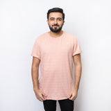 VYBE-Printed T Shirt-Pink Dot Print