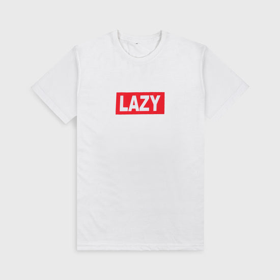 VYBE - Lazy Crew Neck Tee-White