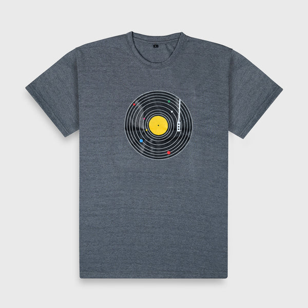 VYBE- Disc Crew Neck Tee- Grey