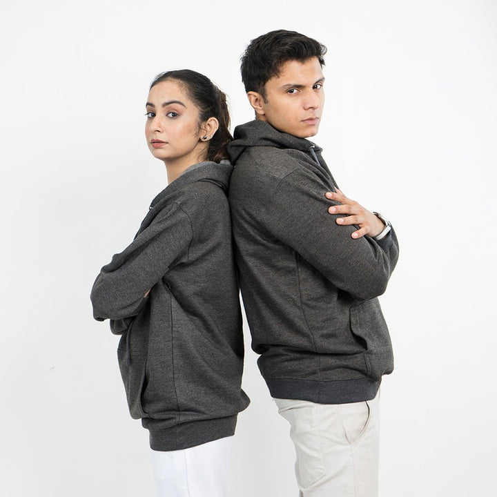 Vybe Basics - Kangroo Hoodie - Charcoal