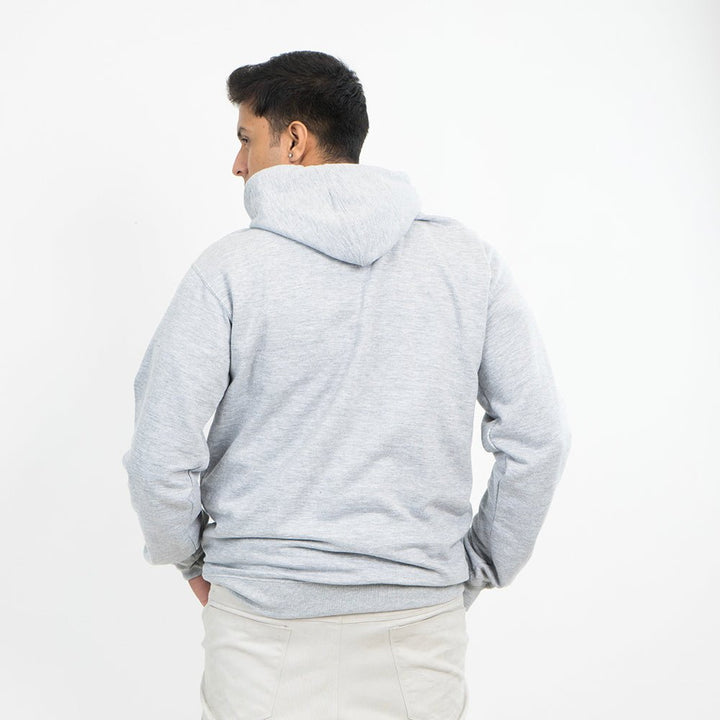 Vybe Basics - Kangroo Hoodie - Heather Grey