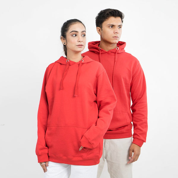 Vybe Basics - Kangroo Hoodie - Red