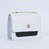 VYBE- Bag Cross Body Front Buckle-White