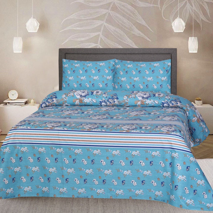 RUCHE - Verdigris - King Size Bed Sheet Set