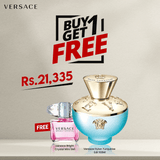 Versace Dylan Turquoise Edt 100Ml + Versace Bright Crystal Mini 5Ml