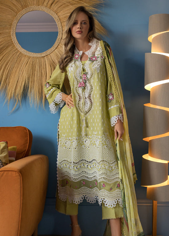 Vital Spring by Sobia Nazir Embroidered Lawn 3 Piece Unstitched Suit SN24VS SVS24-11A