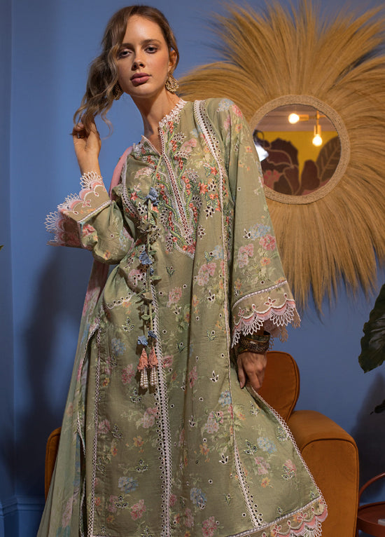 Vital Spring by Sobia Nazir Embroidered Lawn 3 Piece Unstitched Suit SN24VS SVS24-9A