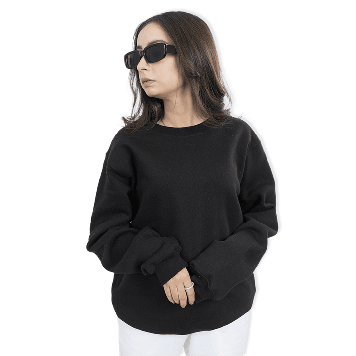 VYBE Basics - VYBE Basic Pack Of 2 Sweatshirt (Black N White)