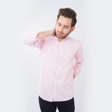 VYBE- Casual Solid Shirts- Pink