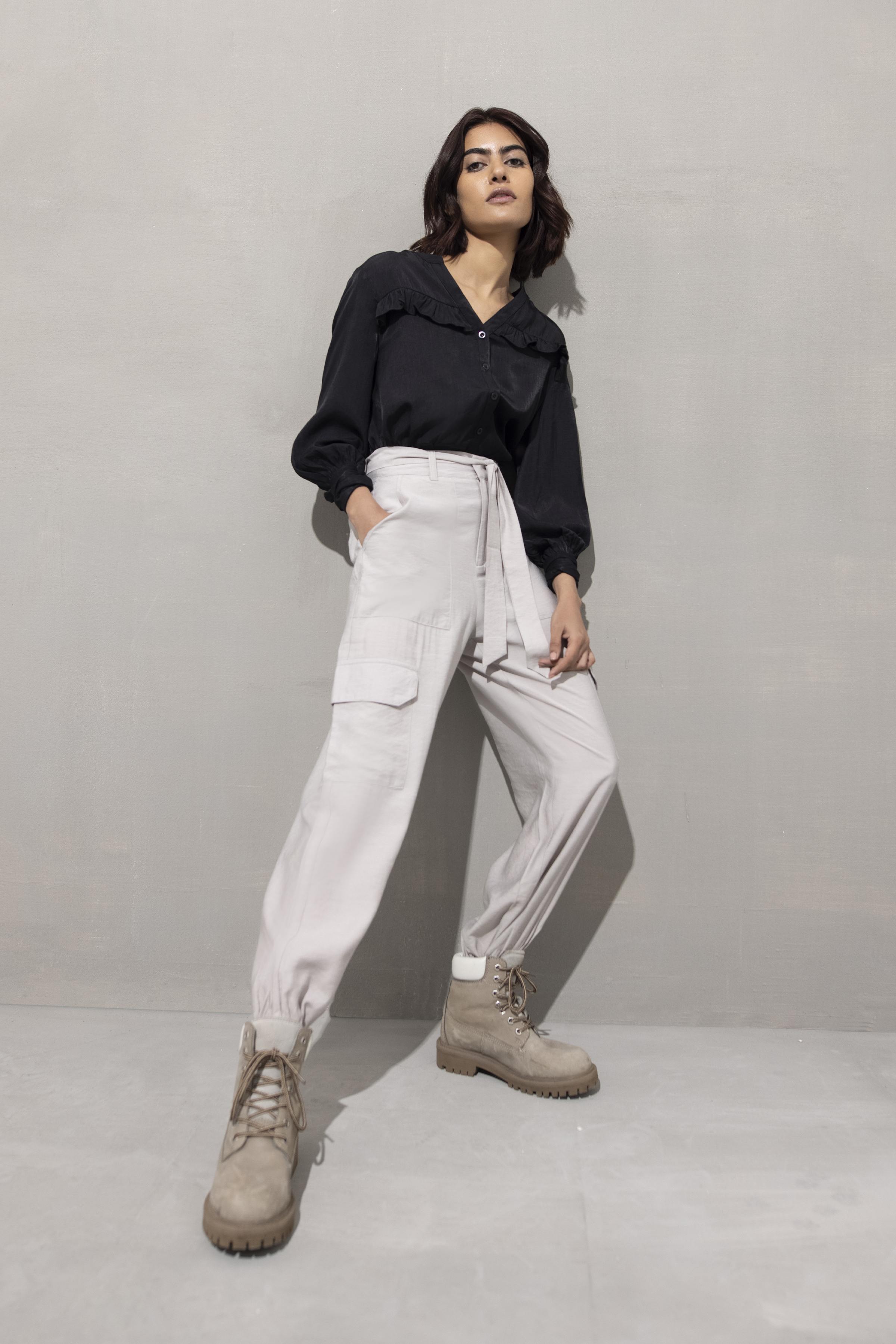 Sapphire Tie Cargo Pants Bagallery