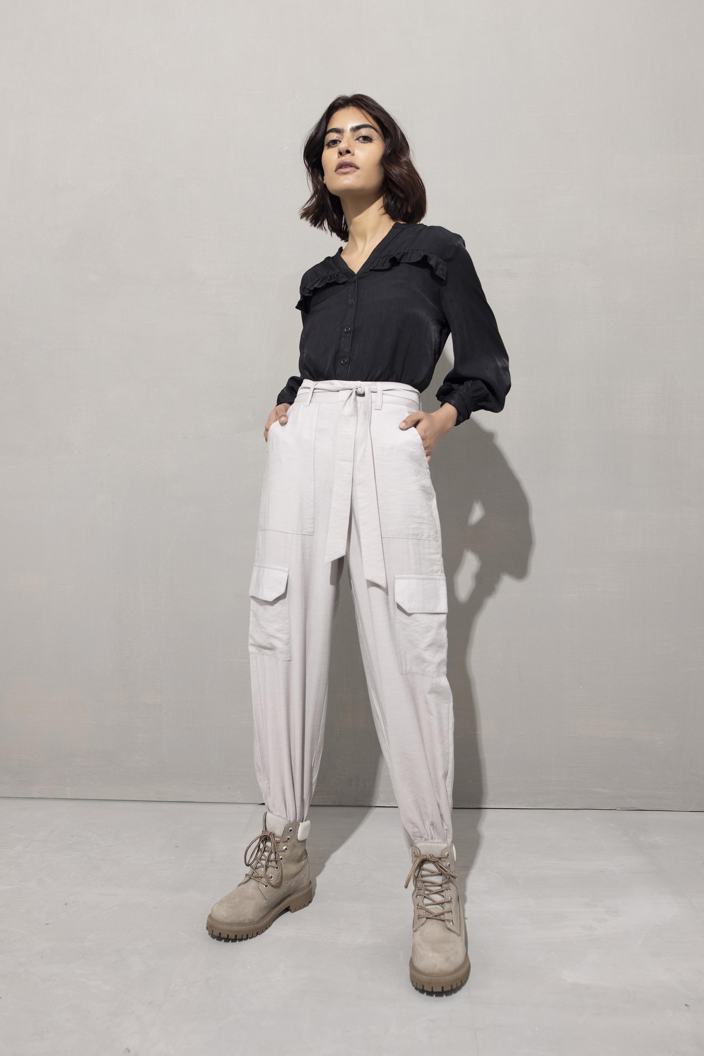 Sapphire Tie Cargo Pants Bagallery