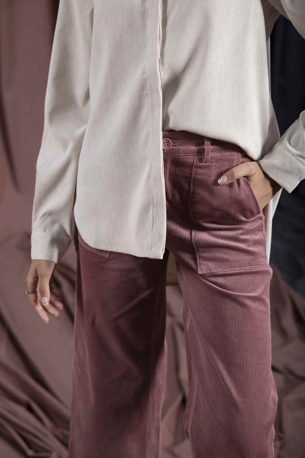 Sapphire Corduroy Pants Pink