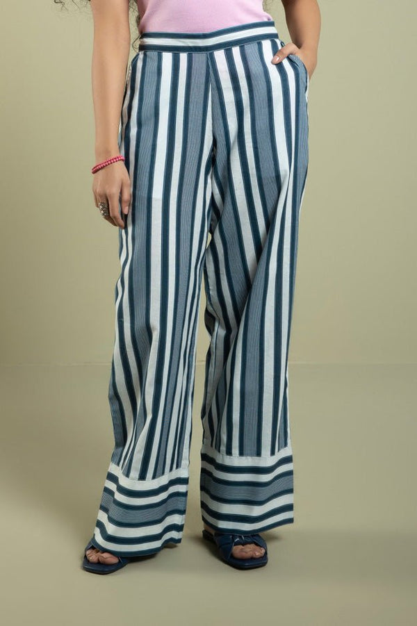 Sapphire - Printed Palazzo Pants