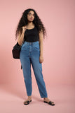 Sapphire-Slouchy Jeans