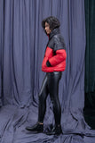 Sapphire - Cropped Red Puffer Jacket