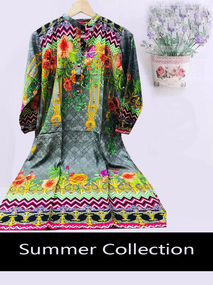 Wf Store- Lawn Printed Kurti (Free Size)