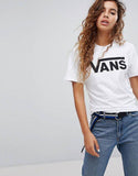 Wf Store- VANS Printed Half Sleeves Tee  White