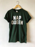 Wf Store- NAP QUEEN Printed Half Sleeves Tee  Green
